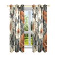 thumbnail image 7 of Yayeee Window Curtains Set of 2 for Living Room Light Filtering 63"x42", Gray Floral Pattern, 7 of 7