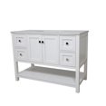 thumbnail image 3 of Tribecca 48" 4-Drawer Vanity, White, 3 of 6