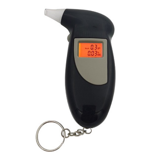 Blowing Alcohol Detector, Portable 5 degrees Celsius -40 degrees Celsius Convenient High Sensitivity Breath Alcohol Tester for Household