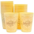 thumbnail image 4 of Plastic Party Cups, A New Adventure Begins (Yellow, 16 oz, 16 Pack), 4 of 7