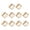 gold, variant on Rustproof Metal Strap Adjuster Buckle with Polishing Designs 2.6cm Inner Diameter for Backpacks and Travel Bags