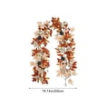 thumbnail image 4 of AuroraX Halloween Maple Leaf Vines Artificial Fall Garland Decoration Cute Autumn Farmhouse Hanging Thanksgiving Decorations, 4 of 7