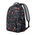 thumbnail image 2 of Pioneer Flower Floral Print Pattern Backpack for School, Cute School Bag with Adjustable Shoulder Straps and Padded Back, 15.3"x11"x7.1", 2 of 5