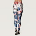 thumbnail image 5 of Independence Day Womens Yoga Pants Workout Leggings for Women Capri High Waisted Leggings Beige XL, 5 of 5