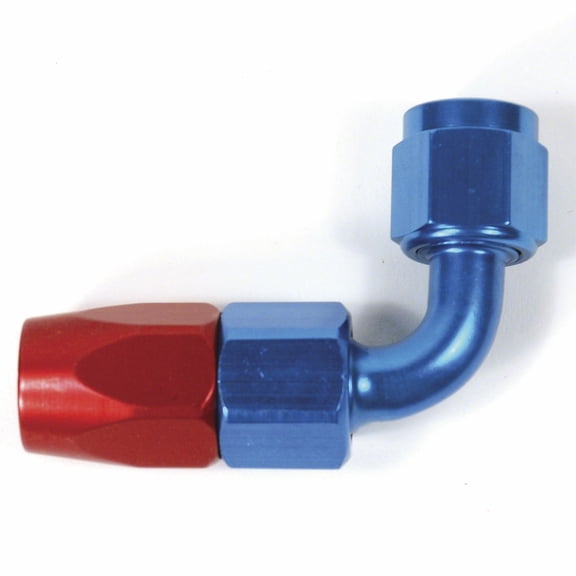 SpeedFX 511290 Hose End Fitting; Full Swivel; -12AN; 90 Degree; Single