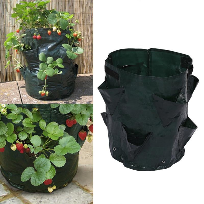 Details about   Strawberry Planter Potato Grow Bags Planter Hanging Storage Bag Veg Planting Pot 