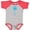 Heather and Red, variant on Inktastic Blue Jellyfish, Cute Jellyfish With Pink Ribbons Girls Baby Bodysuit