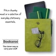 thumbnail image 3 of Bookaroo Book & Stuff Pouch Chartreuse, 3 of 6