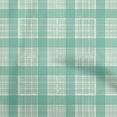 thumbnail image 1 of oneOone Cotton Poplin Twill Sea Green Fabric Check Sewing Material Print Fabric By The Yard 56 Inch Wide, 1 of 1