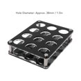 thumbnail image 2 of Wine Bottle Display Holder, Acrylic Impact Resistant Decorative Wine Bottle Rack Space Saving Stand Bartender Set for Home Kitchen Bar Tool[3X4 12grids], 2 of 9