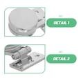 thumbnail image 3 of HAMPPLIES Bisagra Pivotante Para Puerta De Vidrio Con Resistencia Para Cargas Pesadas Y Estilo Moderno, 3 of 7