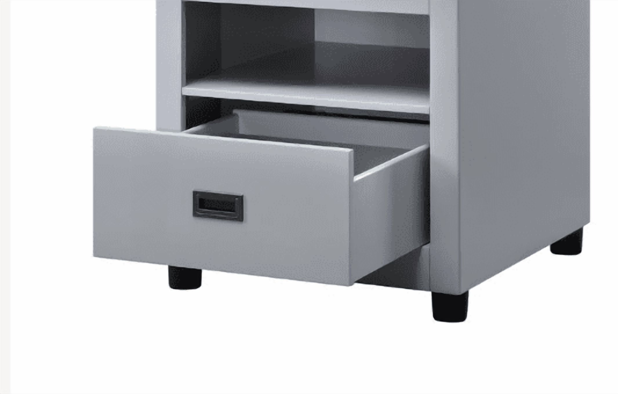 End Table, Gray Finish