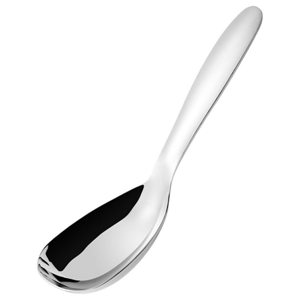 Cuchara de acero inoxidable Alimento de comida para servicio Utensil Siring Spoon Devenga Soup Spoon