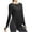 Black, variant on AherBiu Yoga Tops for Women Lightweight Irregular High Low Side Slit Athletic Long Sleeve Shirt Activewear