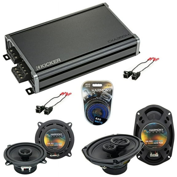 Kicker Replacement Factory Speaker, 450 Watt 150 Watt, Gray, CXA360.4