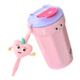 thumbnail image 4 of GUOOL Tasse à Café Isolée Mug à Café Isolé Gobelets Thermiques Réutilisables avec Couvercle Rose, 4 of 9