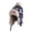 Dark Gray, variant on Women Winter Trapper Hat Fleece Lined Knit Earflap Hat with Snowflake Isle Pattern Windproof Warm Hat for Cold Weather Skiing