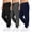 02:Dark Blue, Black, Dark Dray, variant on SMNDY 3 Pack Men's Active Athletic Casual Jogger Running Sweatpants Workout Gym Pants with Pockets