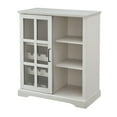 thumbnail image 6 of Lewes Sliding Glass Door White Bar Cabinet by Birch Harbor, 6 of 9