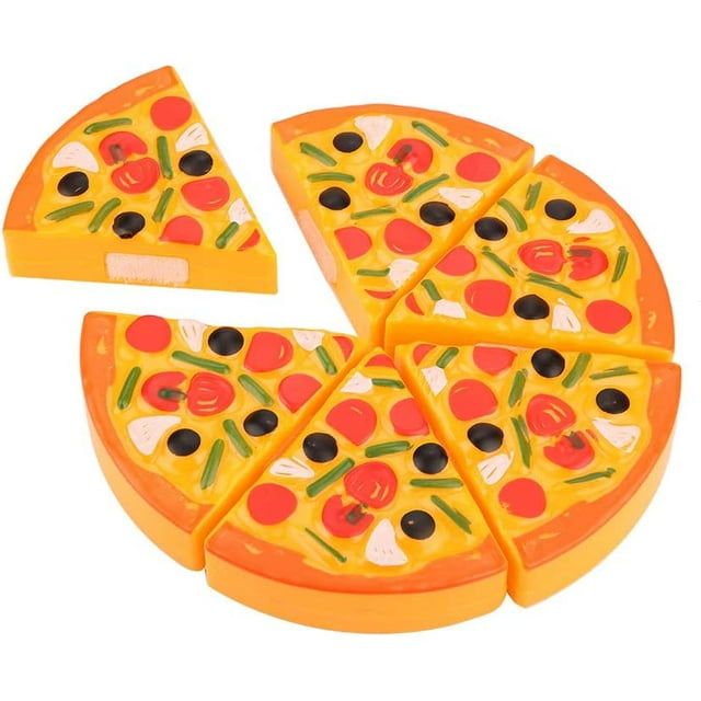 Plastic Material Pizza Toy for Toddlers, Sturdy Non-Toxic Pizza Toy for Kids, for Home Kids