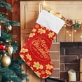 thumbnail image 5 of Gingerbread Man Pattern Christmas Stockings Christmas Christmas Presonalized Large Stocking Sock, Set of 2 Xmas Party Winter Decor Candy Bag Family Holiday Gift, 17.7 Inch, 5 of 7