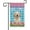 Golden Retriever1, variant on Dog Spring Summer Welcome House Flag Dachshund Tulip Flowers Blue Buffalo Plaid Outside Yard Decor Flag Banner 28X40 Inch Double Side Style 1