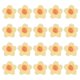 thumbnail image 1 of Uxcell 50-Pack Parches de Flores para Coser, Flores de Ganchillo Hechas a Mano de 1.6 Pulgadas para Ropa DIY [Amarillo Claro y Naranja], 1 of 1