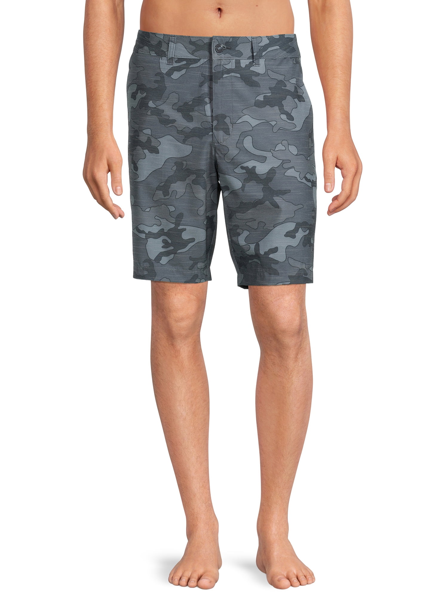 Men's & Big Men's Hybrid Swim Shorts with Stretch