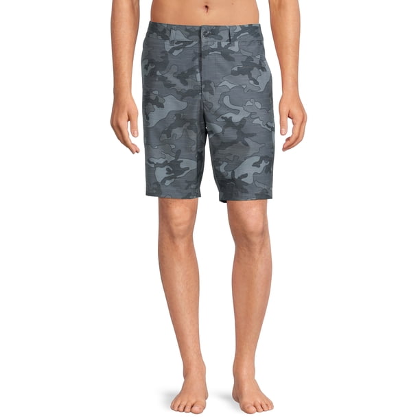 Men's & Big Men's Hybrid Swim Shorts with Stretch