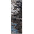 thumbnail image 3 of GlowSol 2'x6' Washable Runner Rug Modern Abstract Runner Rugs Soft Low Pile Non-Slip Bedroom Rugs for Kitchen Hallway Laundry, Gray Brown Blue, 3 of 8