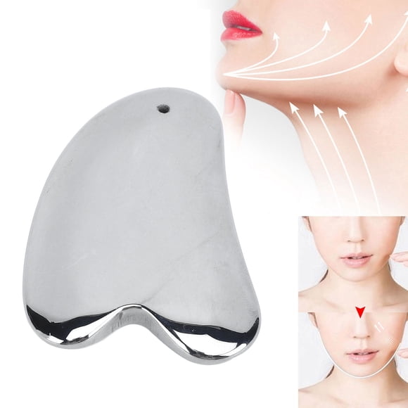 Gua Sha Facial Tool, Enhanced Lymphatic Drainage Multipurpose Trigger Point Crook Shaped Ergonomic Terahertz Stone Gua Sha Facial Tool for Neck