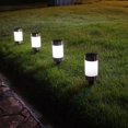 thumbnail image 3 of Lámpara cilíndrica solar pequeña Enchufe de tierra 4LED Luz de jardín Luz de jardín súper brillante Luz de paisaje de patio de césped TUNC Sencillez, 3 of 4