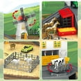 thumbnail image 4 of Farm Toy Playset with 49 Pieces - Barn House, 12 Animal Figurines, Tractor Truck, Fences & Play Mat | Educational Learning Toys for Kids Ages 3-12 (ASTM Certified), 4 of 8