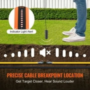 KFFKFF Underground Cable Locator 3 FT Max. Detection Depth Wire Break Detector for Pet Fence Buried Sprinkler Valve and for Locating Irrigation Tone Generator Kit