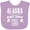 Lavender, variant on Inktastic Alaska Awesome Since 1959 Boys or Girls Baby Bib