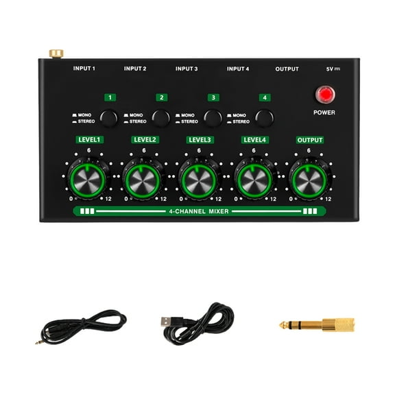 4 Channel Auditory Controller Universal In Compatibility For PC Phone