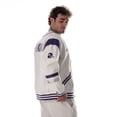 thumbnail image 5 of Unisex The Wild Collective  White Minnesota Vikings Oversized Retro Full-Zip Jacket, 5 of 7