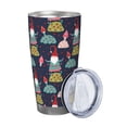thumbnail image 2 of KLL Gnome With Mushroom Print 40oz Stainless Steel Insulated Car Cup with Spillproof Lid - Keep Your Drink Hot or Cold on the Go-Straw Two-piece Set, 2 of 8