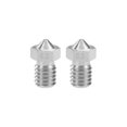 thumbnail image 1 of Unique Bargains 0.3mm 3D Printer Nozzle Head M6 Thread for V5 V6 1.75mm Extruder Print, Stainless Steel 2pcs, 1 of 3