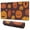 Halloween Jack Lanterns-1, variant on Long Mouse Pads for Desk,Halloween Icons Collage Pattern Desk Mats on Top Of Desks, Desk Mouse Pad Extra Large with 3mm Non-Slip Base and Stitched Edge for Gaming,Office,Work,Home 47.3x23.6in
