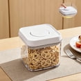 thumbnail image 4 of Transparent Airtight Category Press Storage Jars Storage Box For The Home Ideal For Kitchen Snacks Dried Goods And Keeping Grains And Pulses Fresh, 4 of 6