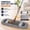 Grey(26.4"*10.4"), variant on 42" Commercial Dust Mop for Floor Cleaning with Long Handle, Large Flat Mop with 2 Replaceable Pads, Industrial Sweeping Broom for Hardwood, Tile, Gym, Office, Mall, Warehouse