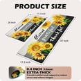 thumbnail image 3 of Boho Non Slip Waterproof Kitchen Rugs and Mats Set of 2 Farmhouse Vintage Kitchen Floor Mats Cushioned Anti Fatigue Ergonomic Comfort Standing Kitchen Runner Rugs 17.3''''x28''''+17.3''''x47'''', 3 of 6