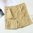 thumbnail image 2 of Sopiago Slip Shorts for Women Under Dress Anti Chafe Underwear Boyshorts Panties Lace Under Shorts Khaki,One Size, 2 of 3