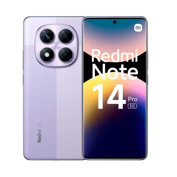 Smartphone Xiaomi Redmi Note 14 Pro 5G Dual sim 256GB 8RAM Lavanda Nuevo Liberado