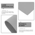 thumbnail image 3 of CATIEBYE Rectangular Grey Rubber Carving Mat for Stamp Engraving with Smokeless Material, 3 of 8