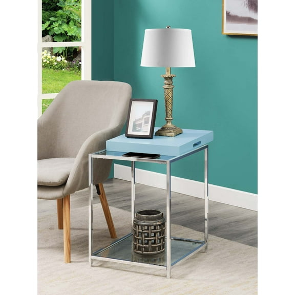 Convenience Concepts Palm Beach End Table with Tray