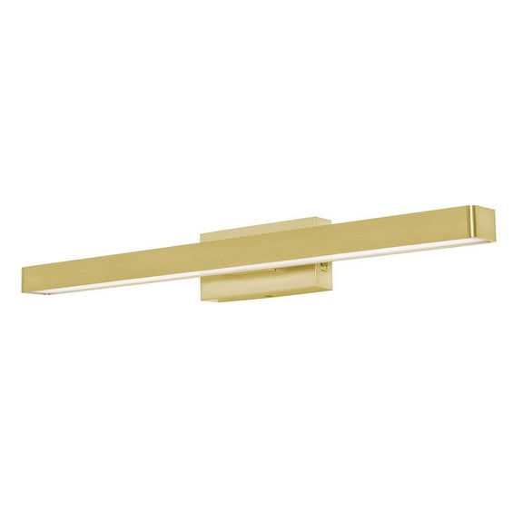 AFX Brock LED Vanity Light Satin Brass - 24"