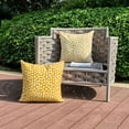 thumbnail image 3 of Outdoor Pillow Covers 18x18 Set of 2 Yellow Polka Dot Outdoor Waterproof Decorative Pillow Cases Summer Outdoor Sofa Bed Cushion Covers Home Decor Gifts002A, 3 of 6