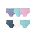 thumbnail image 2 of Fruit Of The Loom Girls True Comfort 360 Stretch Briefs - 6 Pack, 12, 2 of 2